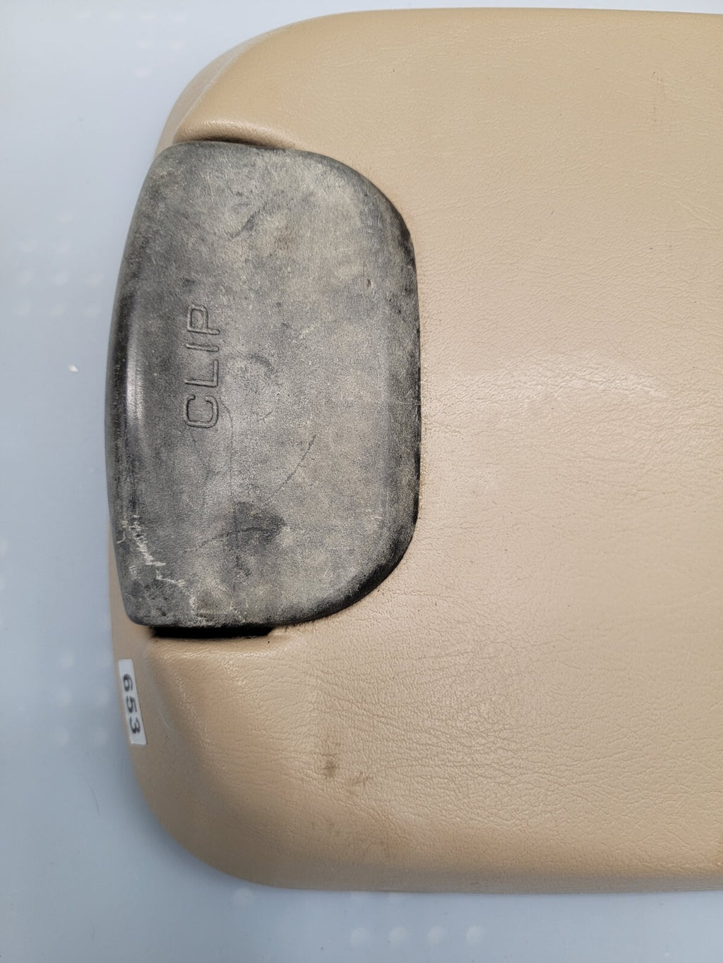 🔥99-07 Ford Excursion F250 F350 Front Center Console Lid TAN OEM