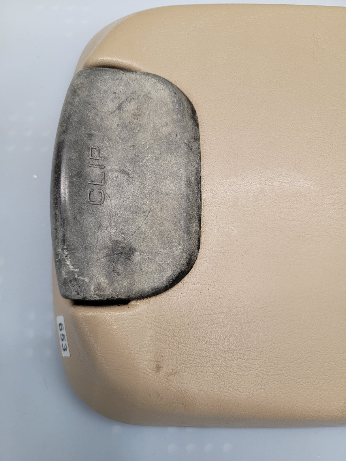 🔥99-07 Ford Excursion F250 F350 Front Center Console Lid TAN OEM