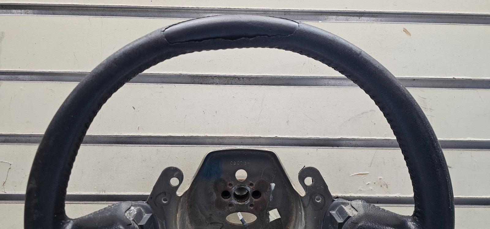 🔥94-97 Dodge Ram 1500 2500 3500 Steering Column Wheel Assembly Black Leather
