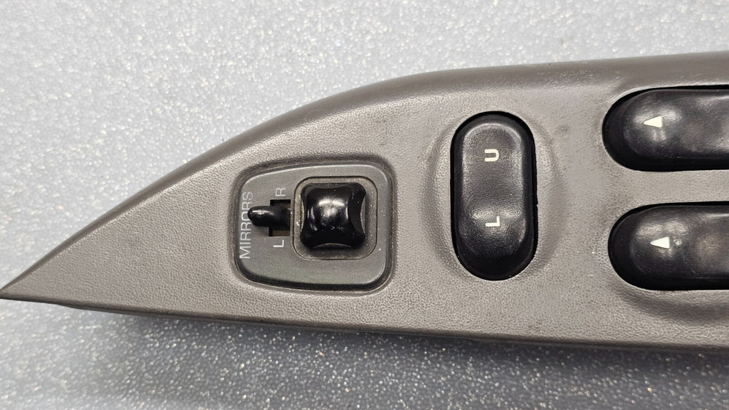 🔥99-02 FORD F150 FRONT LEFT DRIVER MASTER POWER WINDOW SWITCH ASSEMBLY DK GRAY