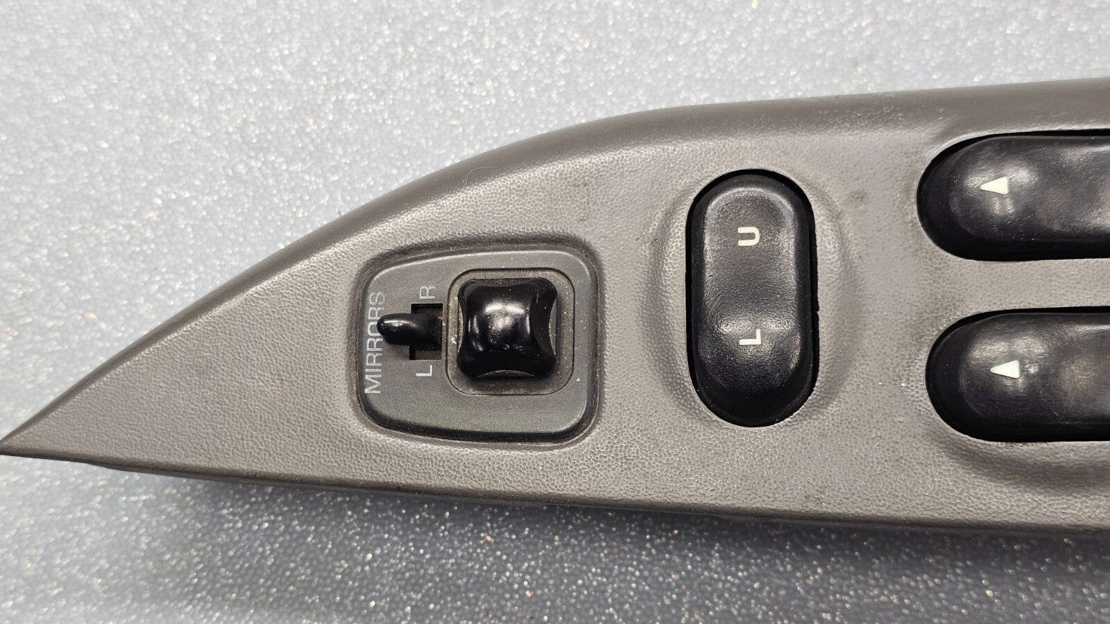 🔥99-02 FORD F150 FRONT LEFT DRIVER MASTER POWER WINDOW SWITCH ASSEMBLY DK GRAY