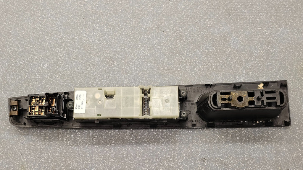 07-10 Nissan Sentra Front Left Driver Master Power Window Switch Assembly Black