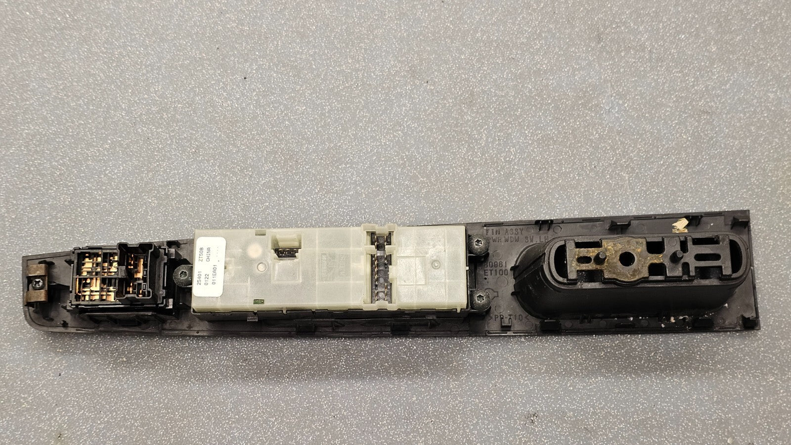 07-10 Nissan Sentra Front Left Driver Master Power Window Switch Assembly Black