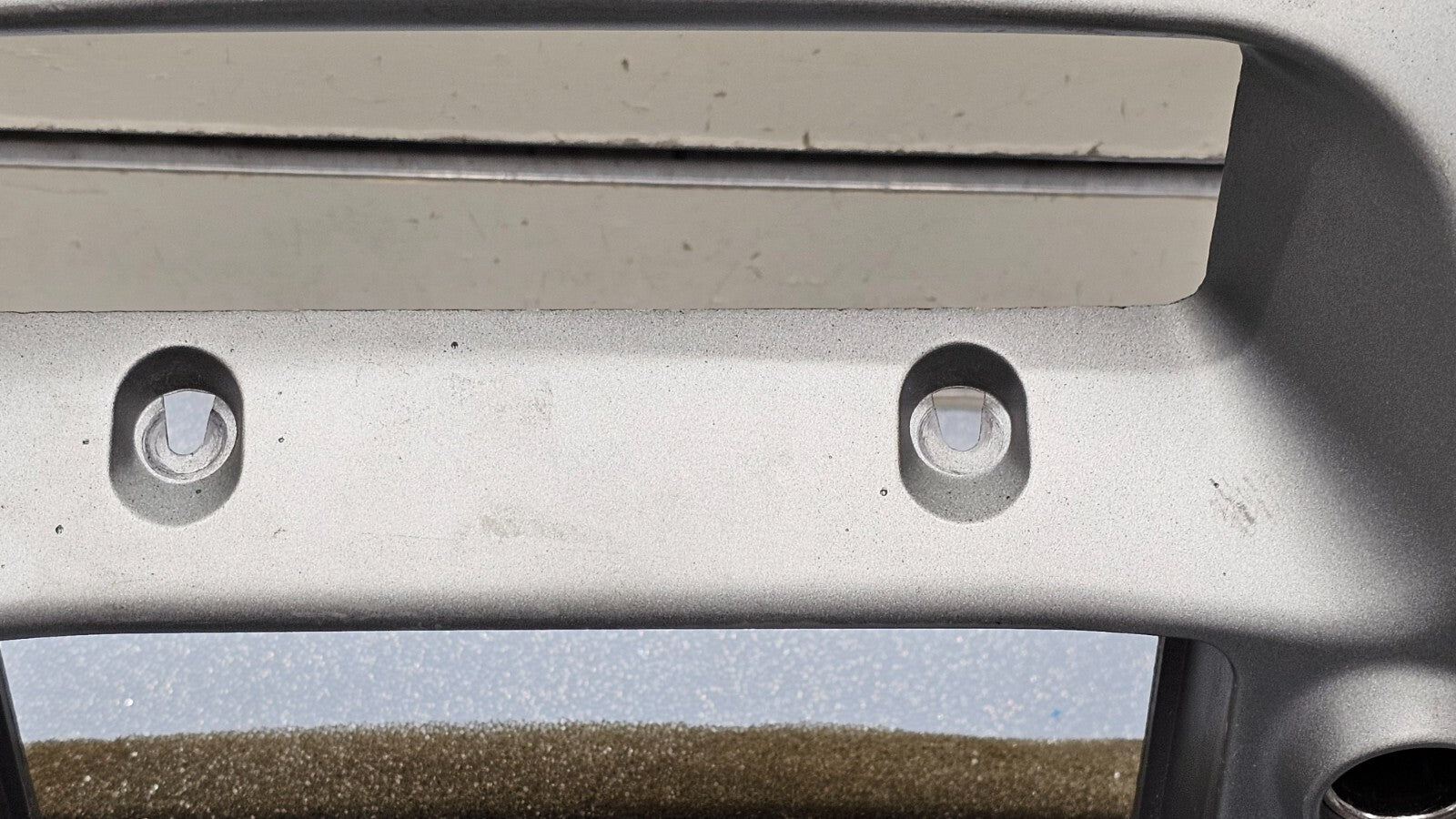 95-10 Ford Ranger EXPLORER Center Dash Radio Trim Surround Bezel Trim SILVER B2