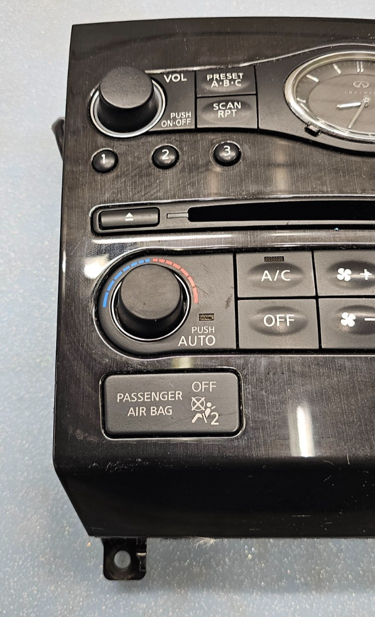 🔥07-13 Infiniti G35 G37 Dash AC Heater Temperature Climate Control Radio Audio