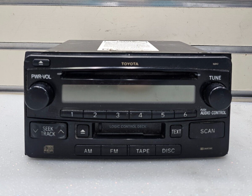🔥2004-2007 Toyota Highlander Single AM FM CD Cassette Radio Player Receiver