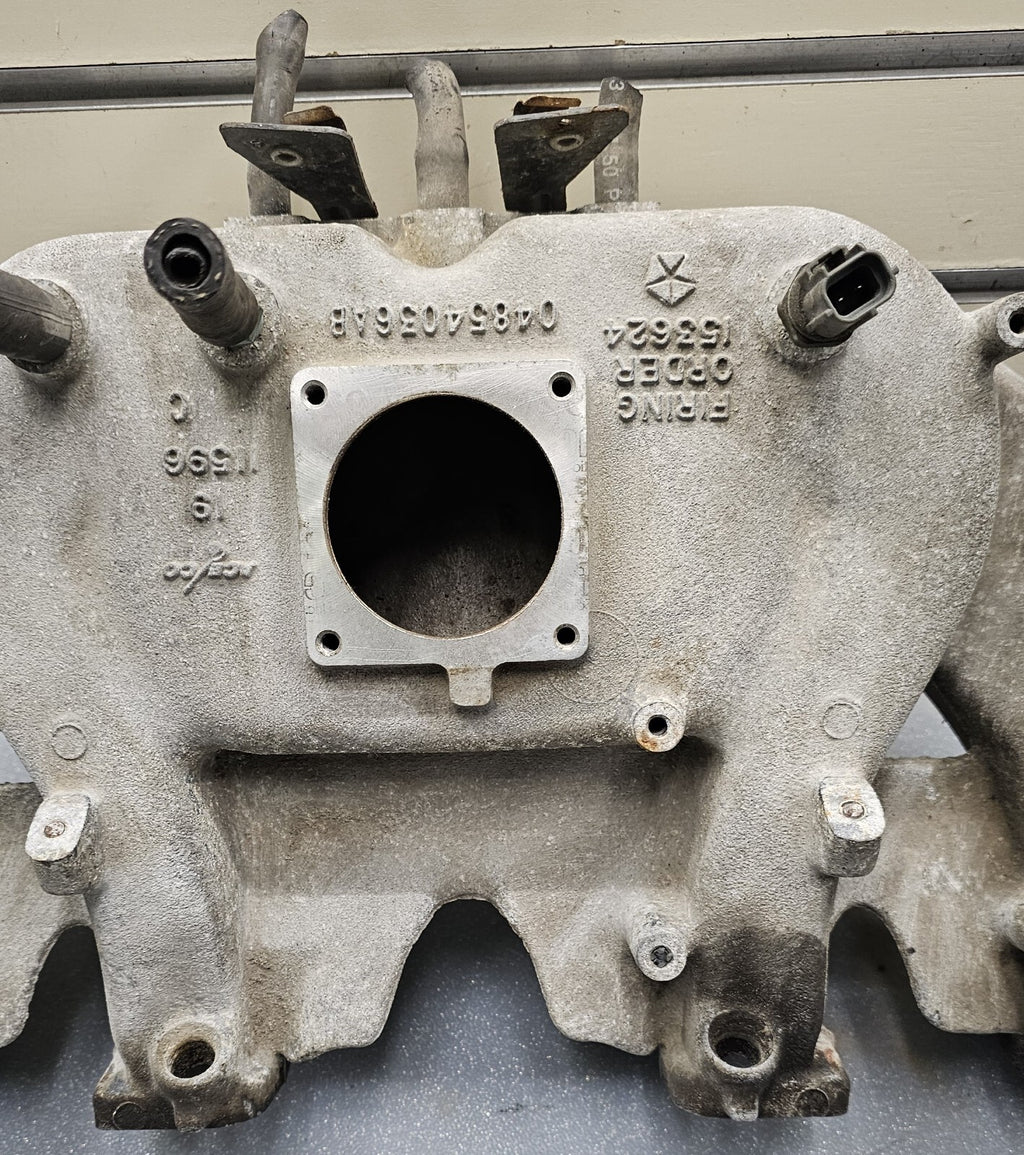 91-06 Jeep Cherokee Wrangler TJ 4.0 High Output Plenum Bare Intake Manifold OEM