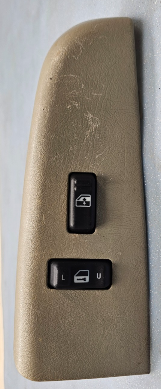 🔥99-02 Silverado SIERRA Front RIGHT Passenger Power Window Switch Lock TAN