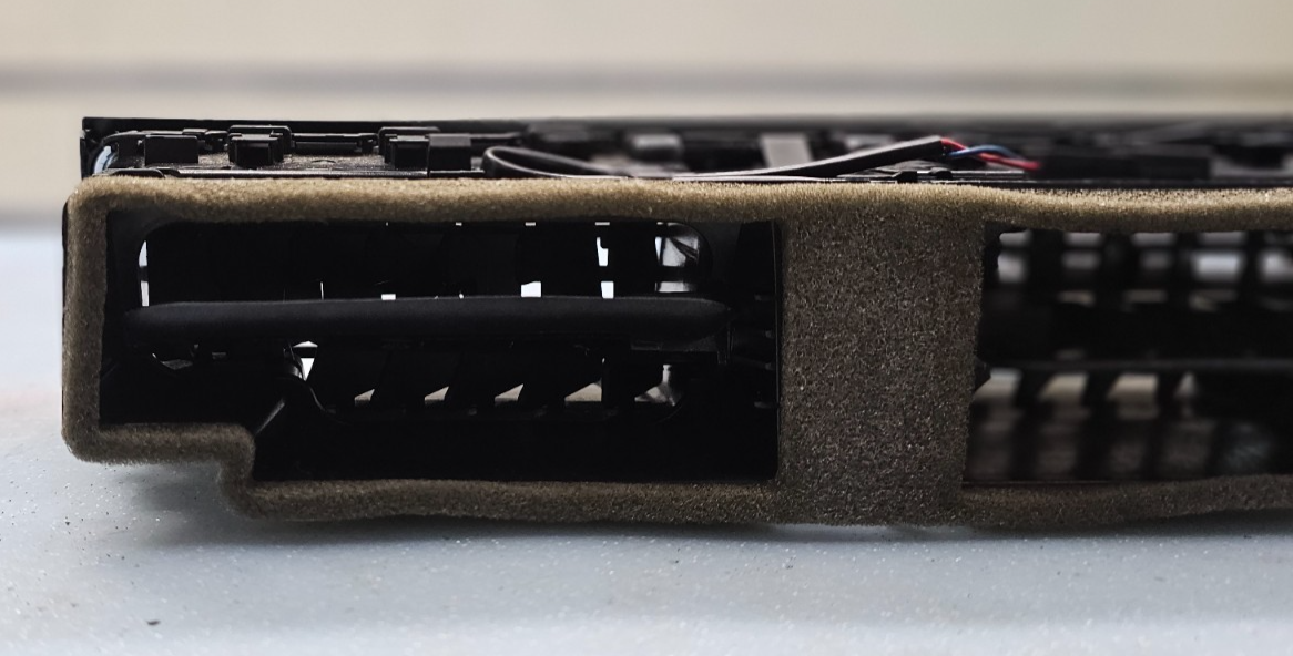 09-12 Audi A4 S4 A5 Center Dash AC Air Vent Heater Conditioner Instrument Black