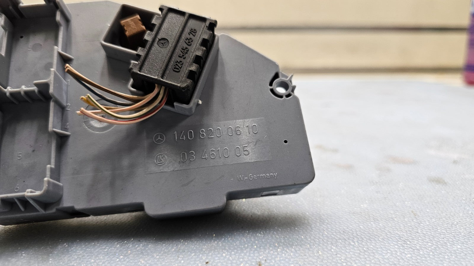 92-99 Mercedes W140 S500 S420 Front Right Passenger Seat Adjustment Switch Black