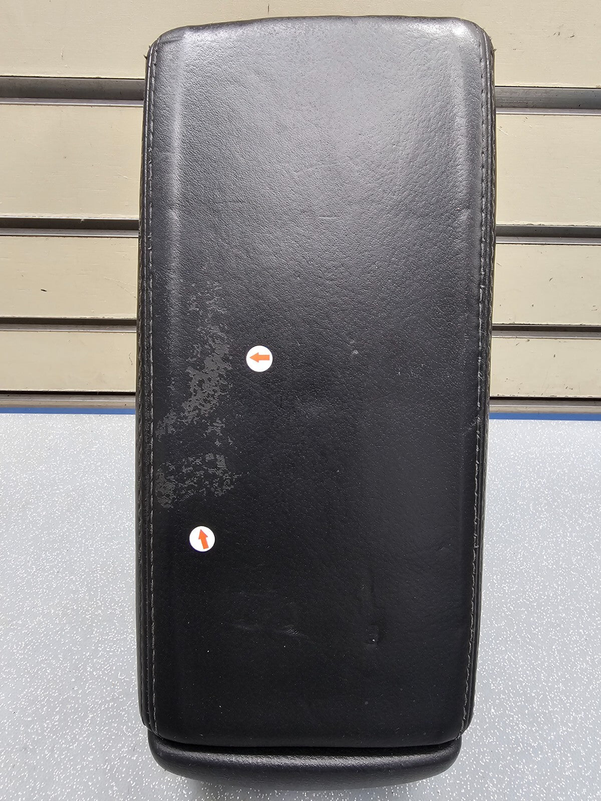 🔥03-07 ACCORD Acura TSX Center Console Armrest Storage Lid Leather Black L22