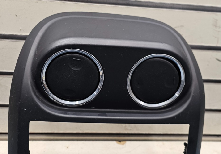 🔥10-16 Jeep Compass Patriot Center Dash Radio Climate Trim Bezel Panel BLACK