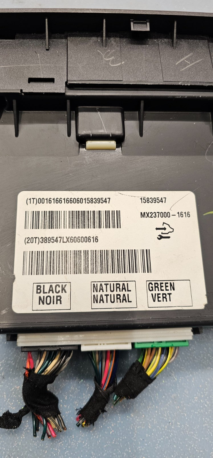 🔥08-09 Cadillac SRX Dash AC HVAC A/C Heater Temperature Climate Control Black