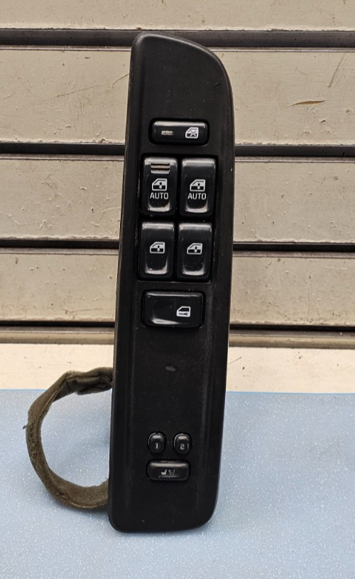 🔥02-05 GMC ENVOY Window Switch Front LEFT Master Driver Side BLACK OEM
