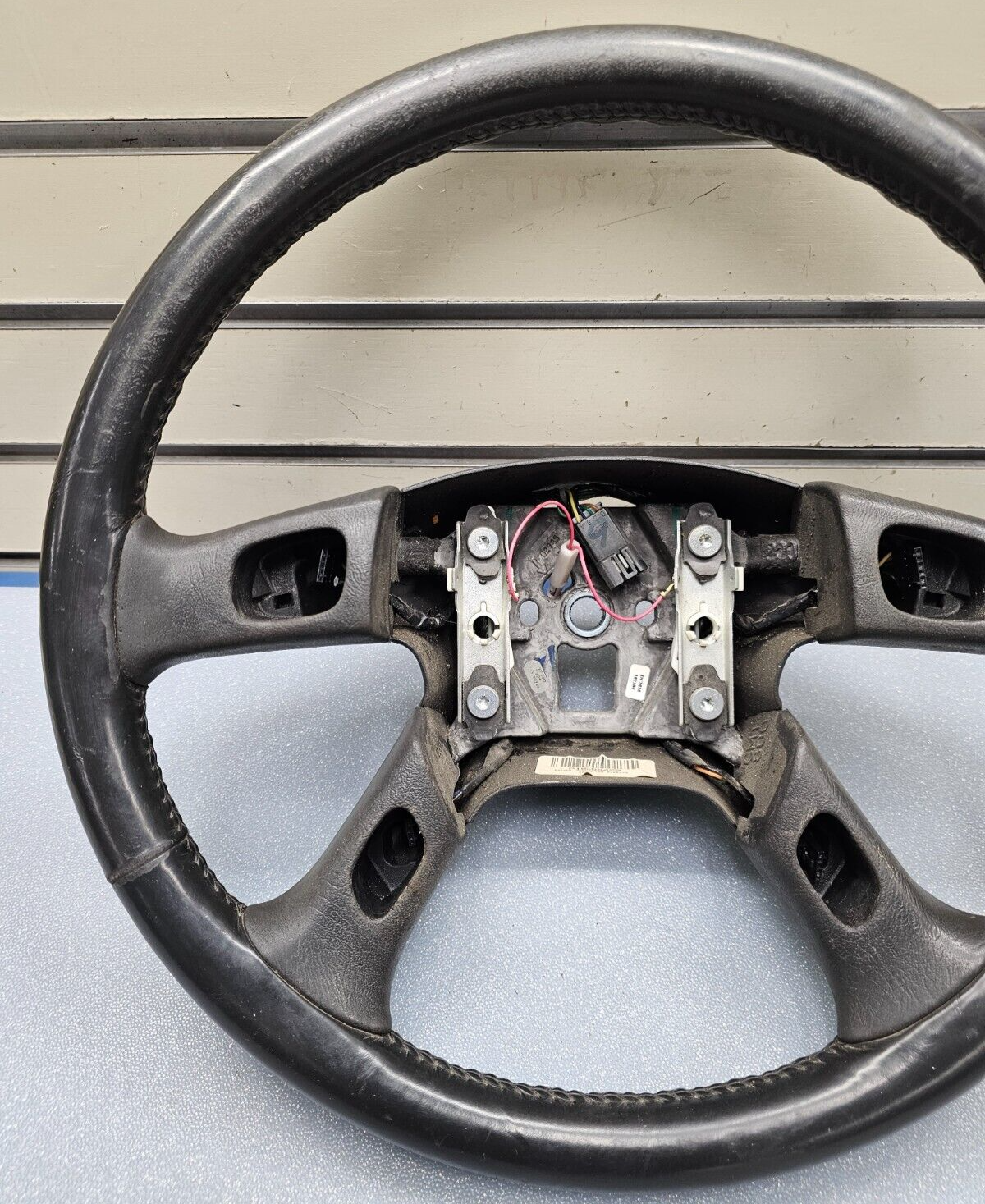 🔥03-06 Chevy Tahoe Yukon Escalade Left Driver Steering Wheel Column Cover BLACK