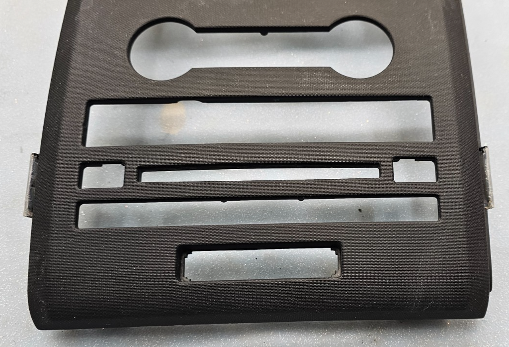 🔥09-12 Ford F150 Center Dash AM/FM Radio Stereo Bezel Trim Panel Carbon Black