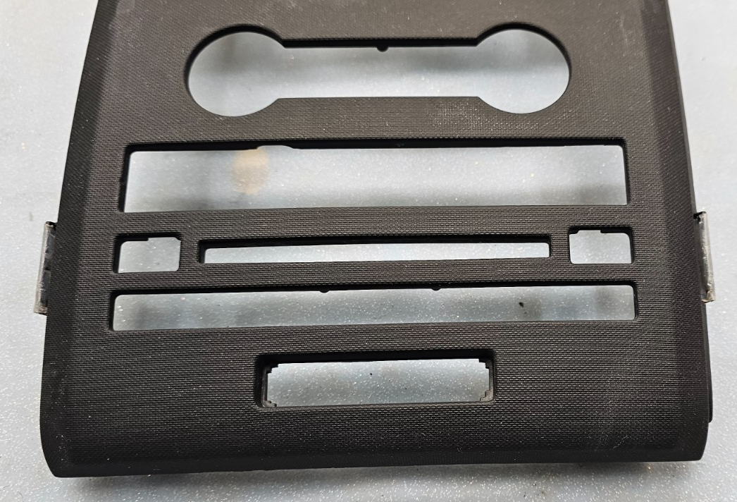 🔥09-12 Ford F150 Center Dash AM/FM Radio Stereo Bezel Trim Panel Carbon Black