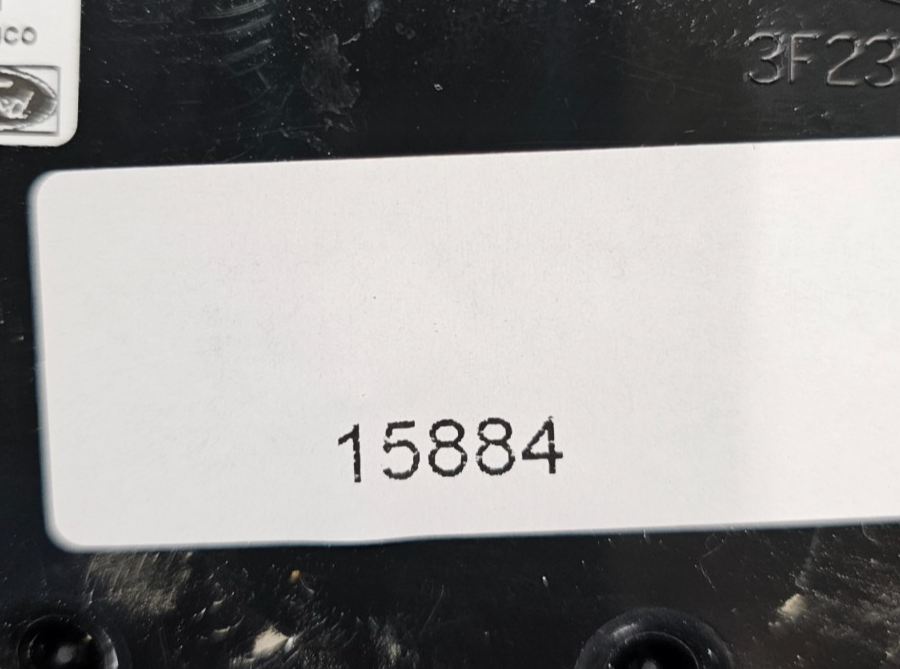04-07 Freestar Monterey Dome Reading Light Lamp Roof Overhead Console Black/Gray