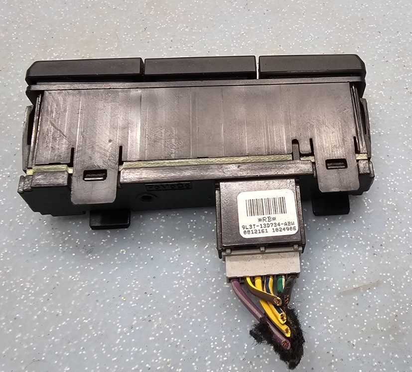09-12 Ford F150 Dash TCS Traction Hazard Passenger Bag Off Flasher Light Switch