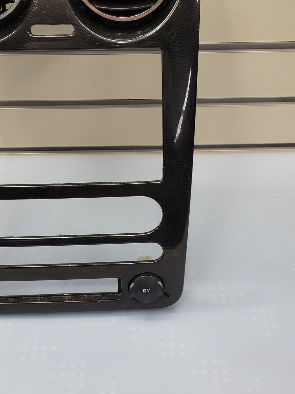 08-09 Ford Taurus X Center Dash Air Vents Radio Climate Control Trim Carbon VT64