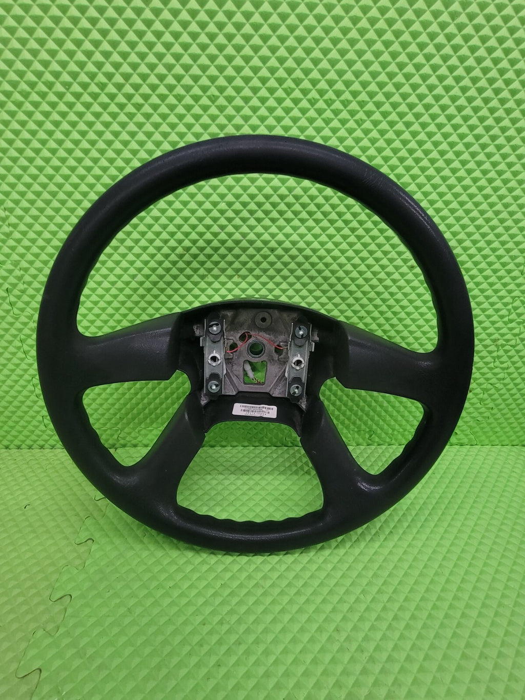 🔥03-06 SILVERADO SIERRA YUKON TAHOE SUBURBAN STEERING WHEEL LEATHER BLACK