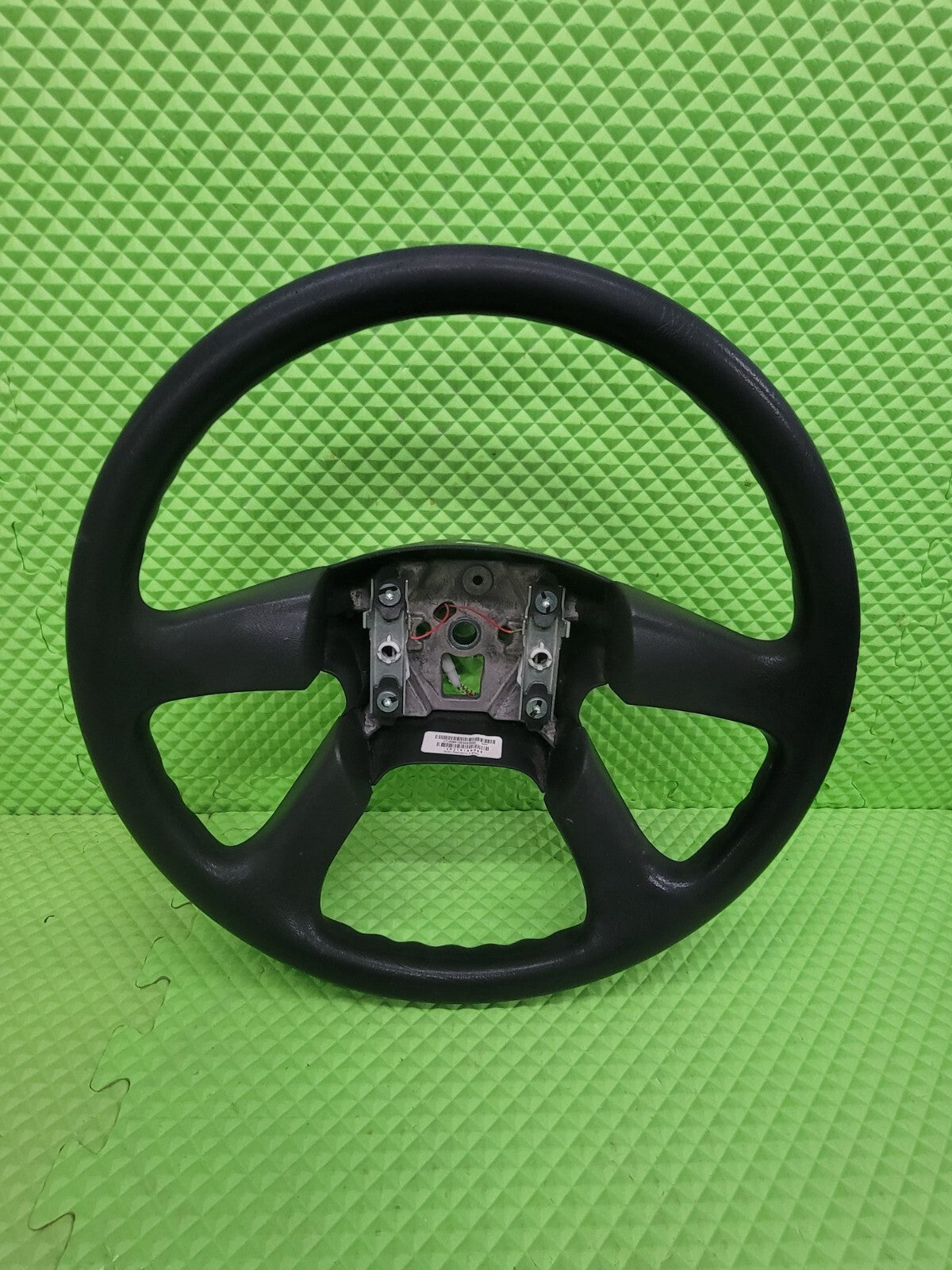 🔥03-06 SILVERADO SIERRA YUKON TAHOE SUBURBAN STEERING WHEEL LEATHER BLACK