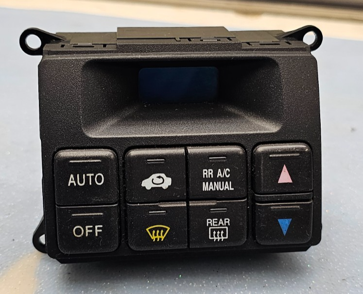 🔥01-06 Acura MDX Rear AC A/C HVAC Heater Climate Temperature Control Black