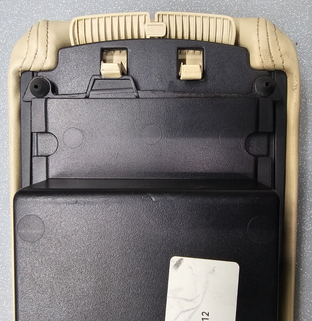 10-12 Lincoln MKZ Center Console Lid Armrest Top Storage Leather Assembly LT TAN