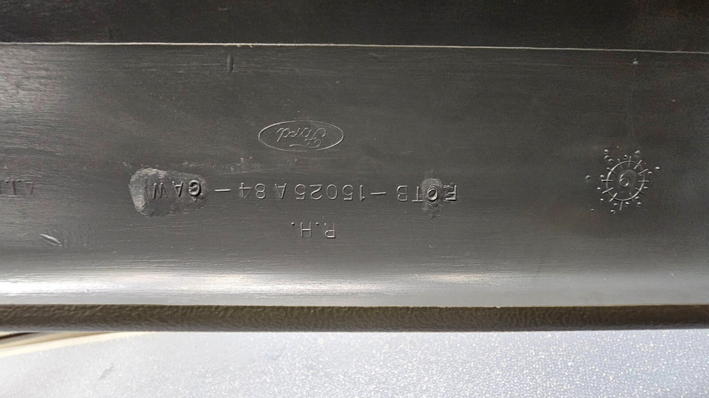 92-96 Ford F150 F250 BRONCO A Pillar Passenger RIGHT Roof Trim Molding GRAY p1