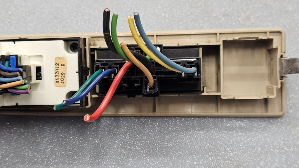 🔥94-96 Deville Door Left Driver Master Power Window Switch Assembly Tan OEM