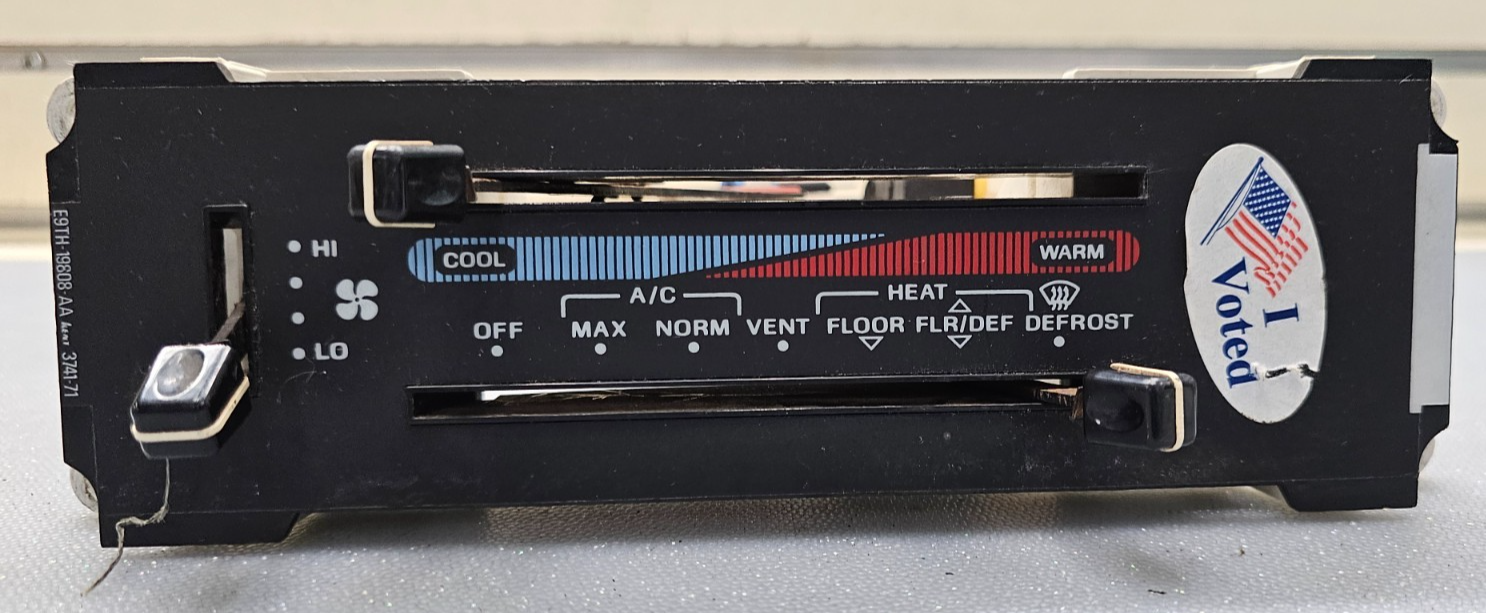 🔥87-91 Ford Truck F150 F250 Bronco Heater A/C Temperature HVAC Climate Control