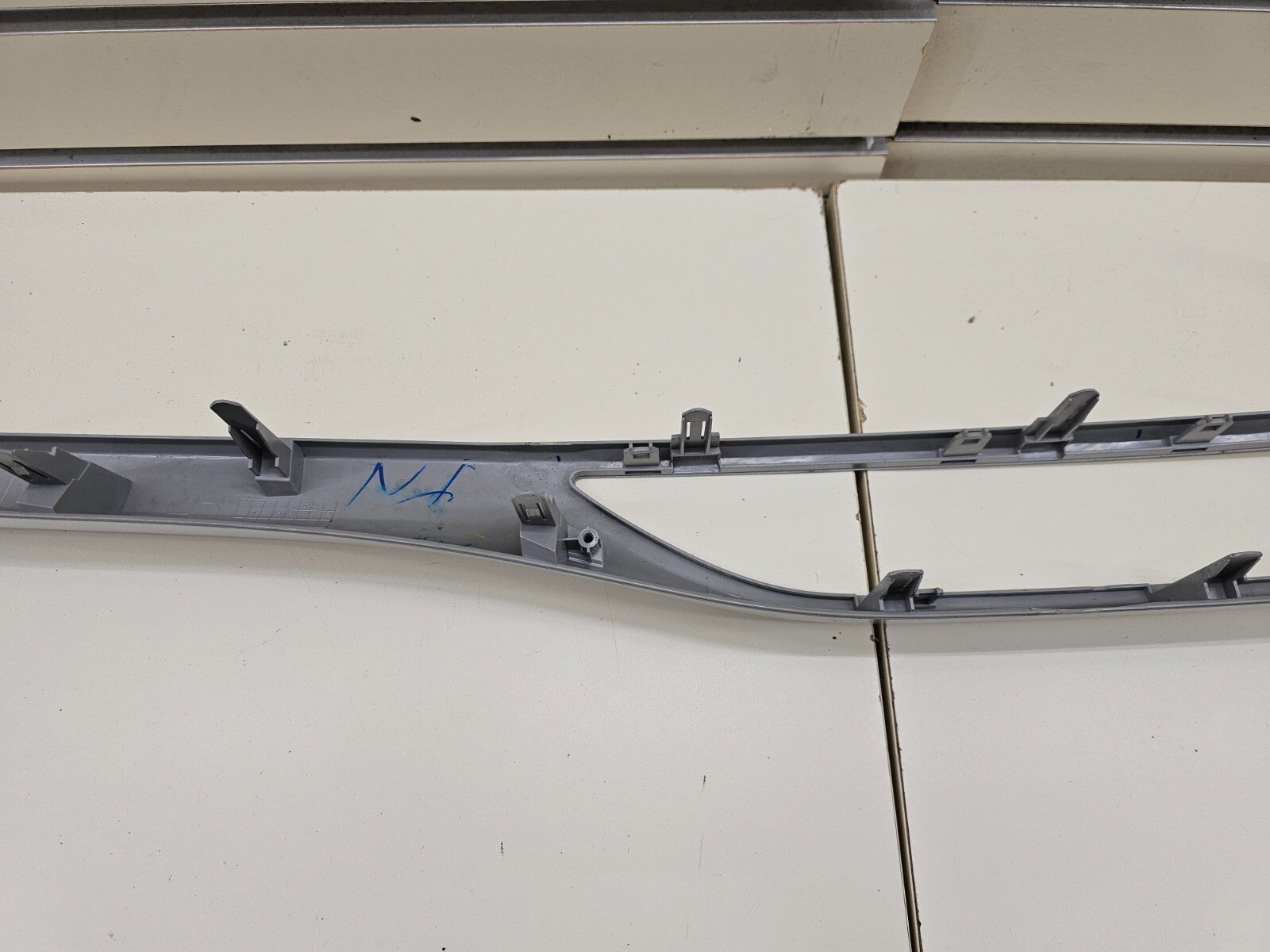 🔥14-19 Toyota Highlander Front Center Dash Panel Trim Cover Bezel Silver OEM
