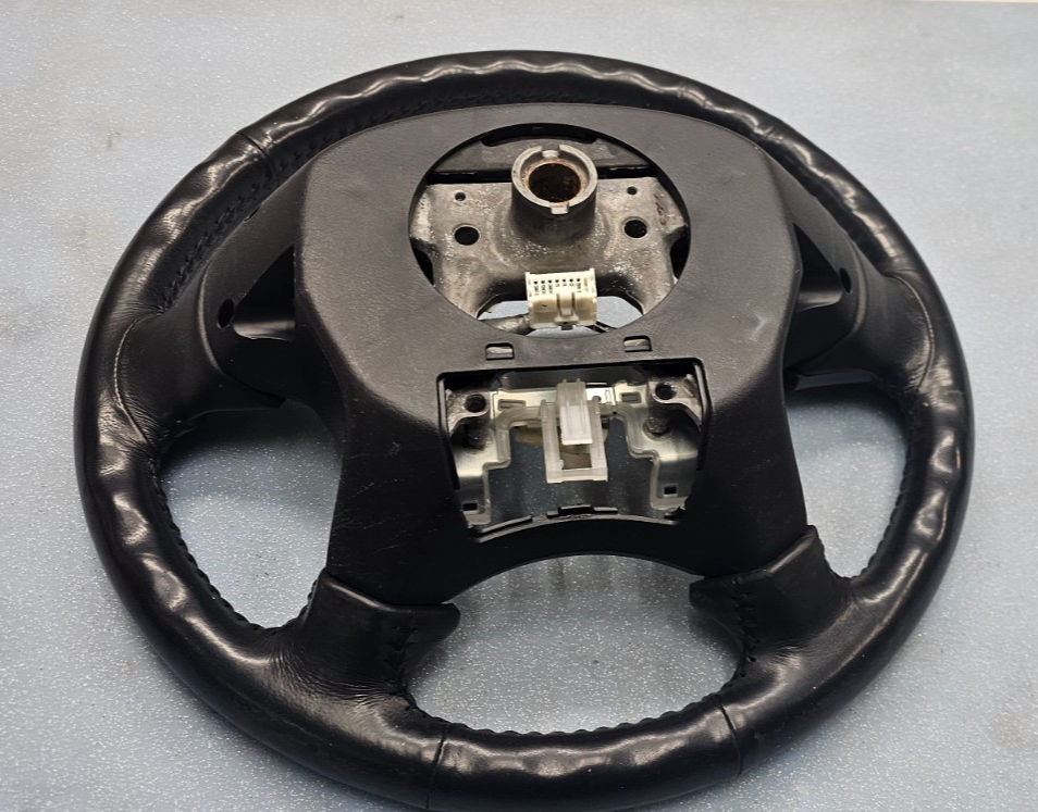 🔥2005-2010 Honda Odyssey Leather Steering Wheel Assembly Black OEM