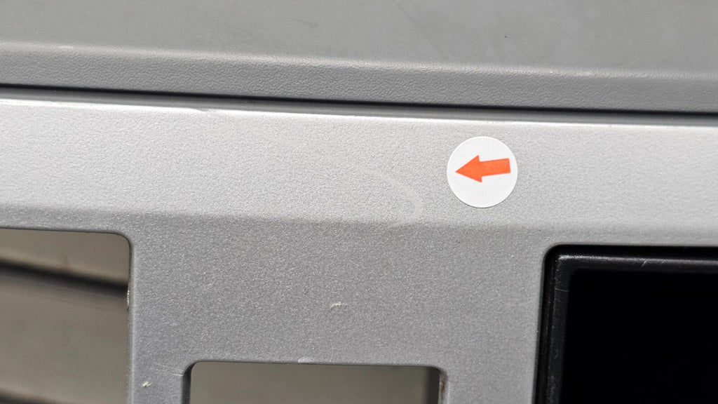 08-10 Grand Caravan Town Country Dash Radio Stereo Trim Bezel Panel SILVER/GRAY