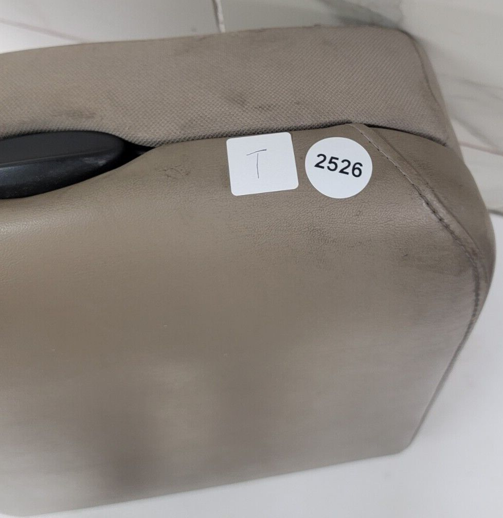 2002-2008 Dodge Ram 1500 Jump Seat Console Arm Rest Storage OEM TAN JS7