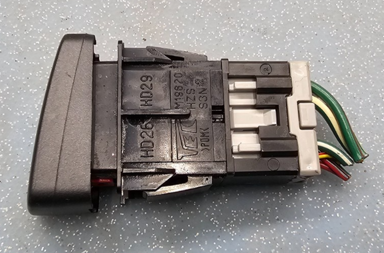 🔥03-08 Honda Pilot Accord Emergency Hazard Light Control Switch Unit Black OEM