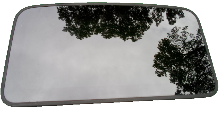 🔥08-17 Acadia Enclave Outlook Front Upper Sun Moon Roof Window Glass Assembly
