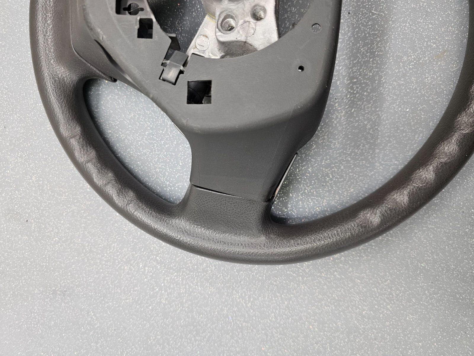 🔥09-13 TOYOTA MATRIX COROLLA FRONT STEERING COLUMN WHEEL ASSEMBLY BLACK LEATHER