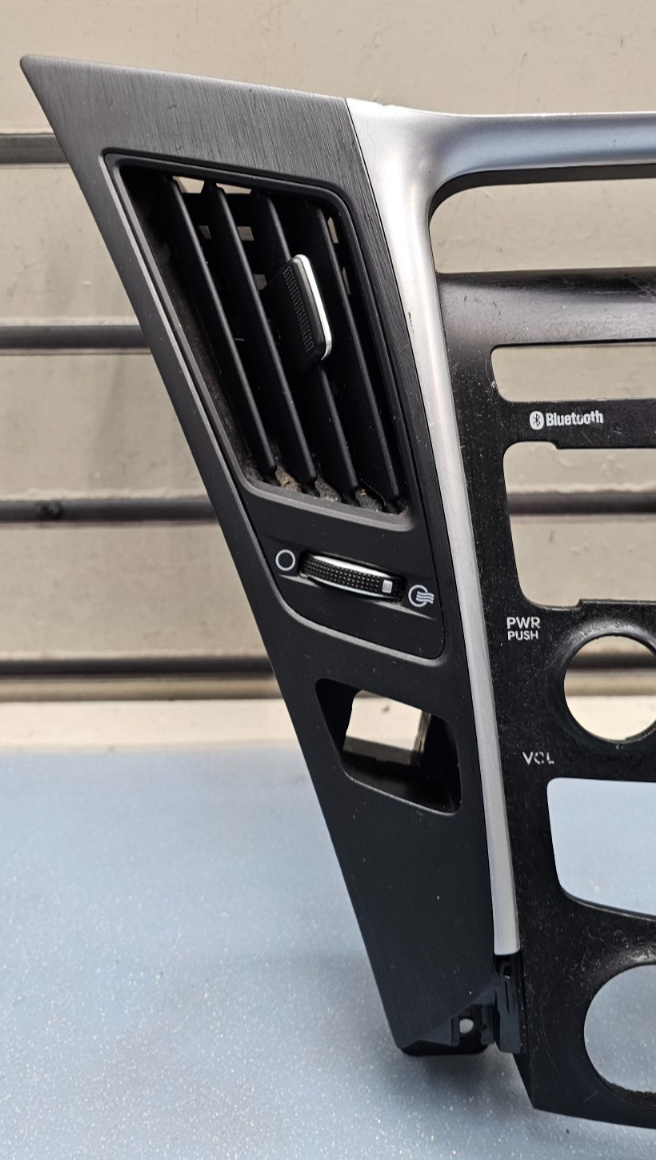🔥11-14 Sonata Center Dash Radio Stereo Bezel Trim Panel Climate BLACK/SILVER