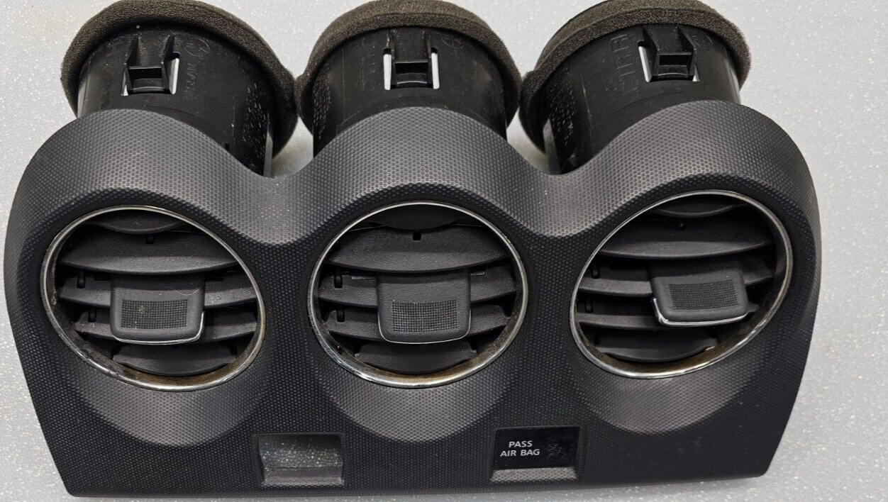 🔥07-12 Nissan ALTIMA Dash Center AIR VENTS w/Hazzard switch Assembly BLACK V10