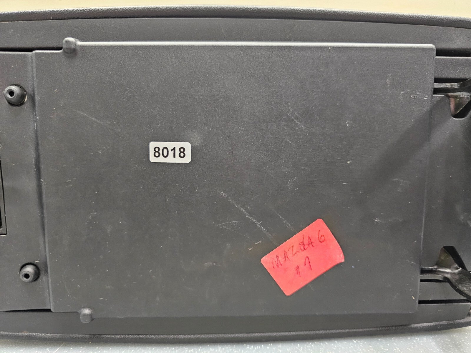 🔥09-13 Mazda 6 Center Console Leather Sliding Armrest Lid Assembly Black OEM