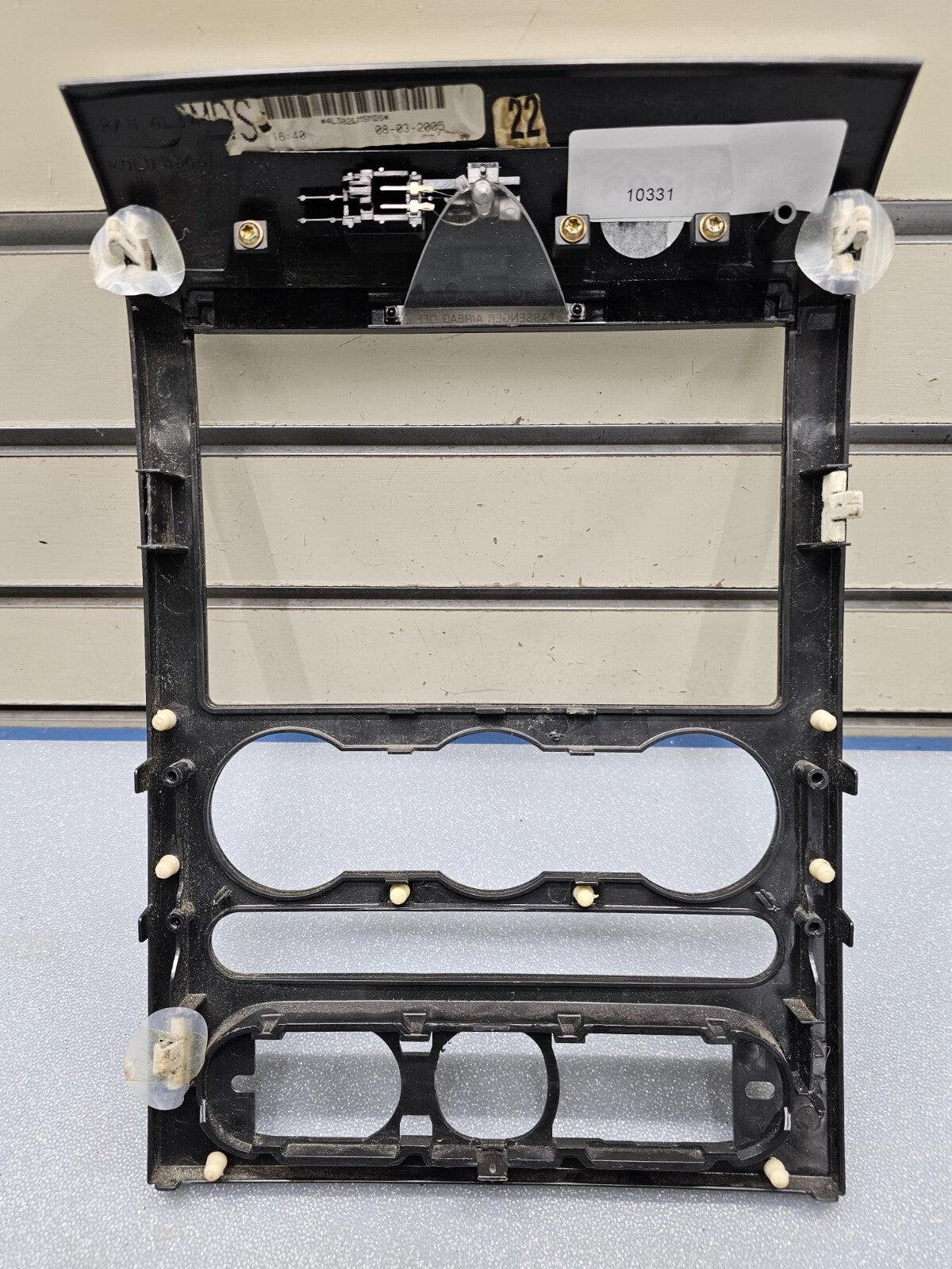 🔥04-08 Ford F150 Dash AM FM Radio Stereo Climate Bezel Trim Panel Carbon Fiber