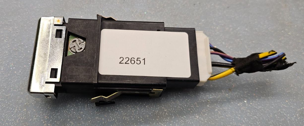 🔥1989-1993 Mercury Grand Marquis Rear Defrost Switch Silver OEM
