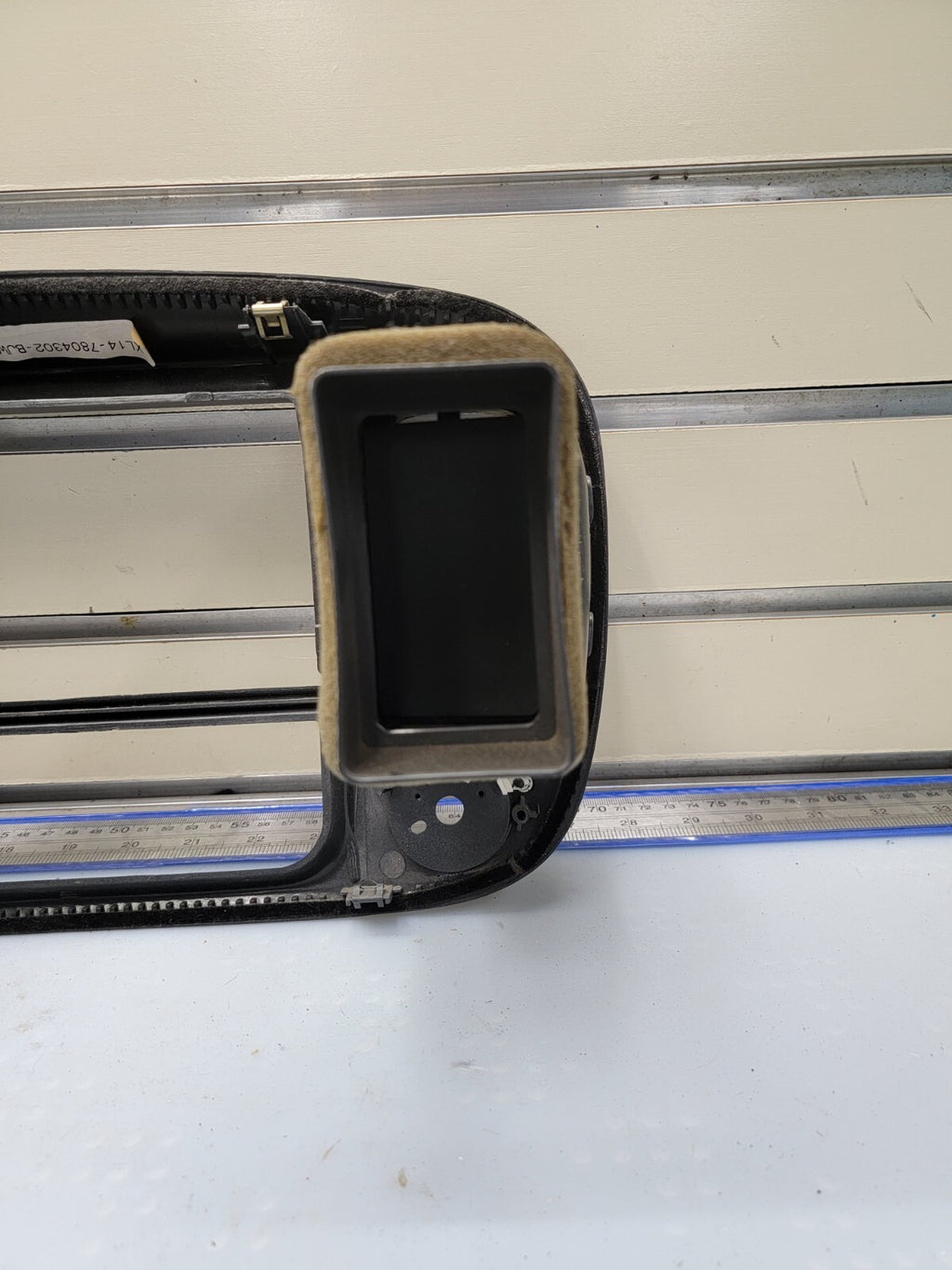 🔥97-03 Ford F150 Center Dash Radio Climate Trim BEZEL Panel AIRBG Line GRAY