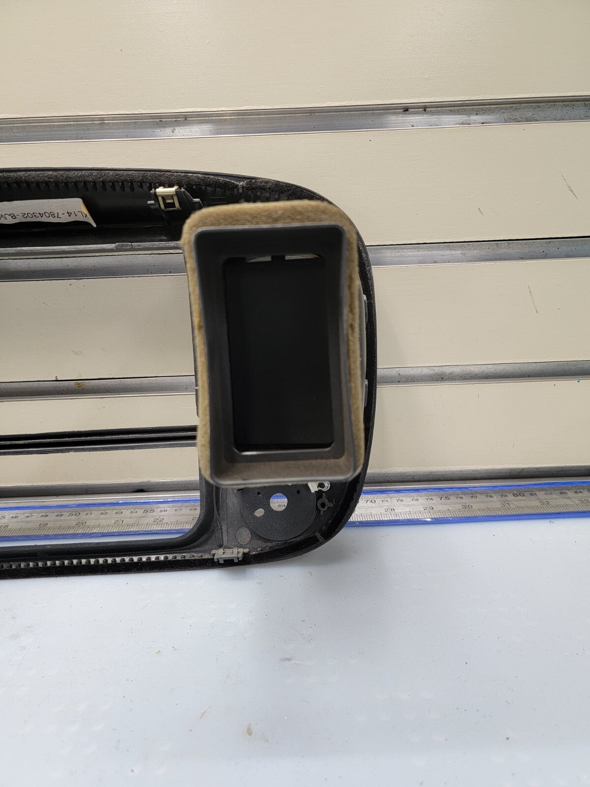🔥97-03 Ford F150 Center Dash Radio Climate Trim BEZEL Panel AIRBG Line GRAY