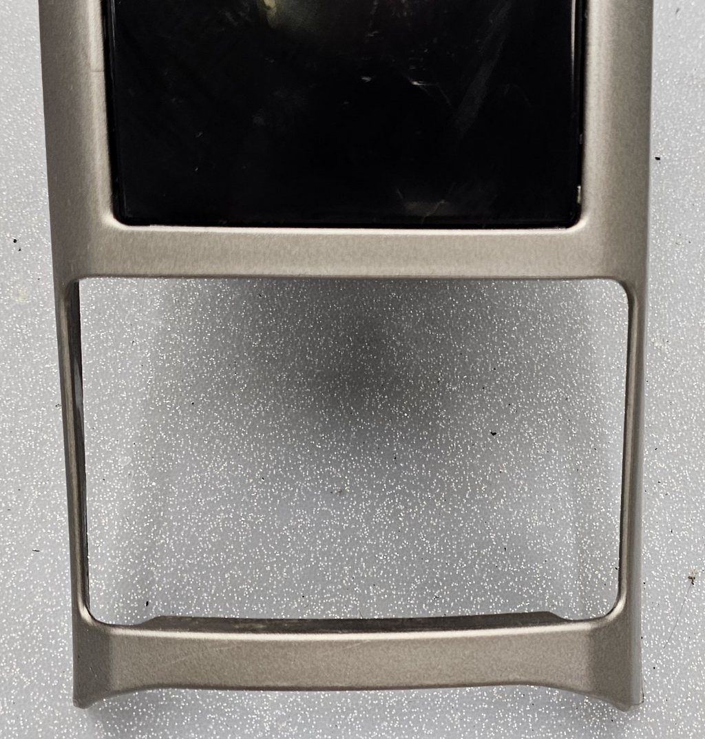 🔥04-09 TOYOTA PRIUS CENTER CONSOLE CUP DRINK HOLDER BEZEL STORAGE SILVER/BLACK