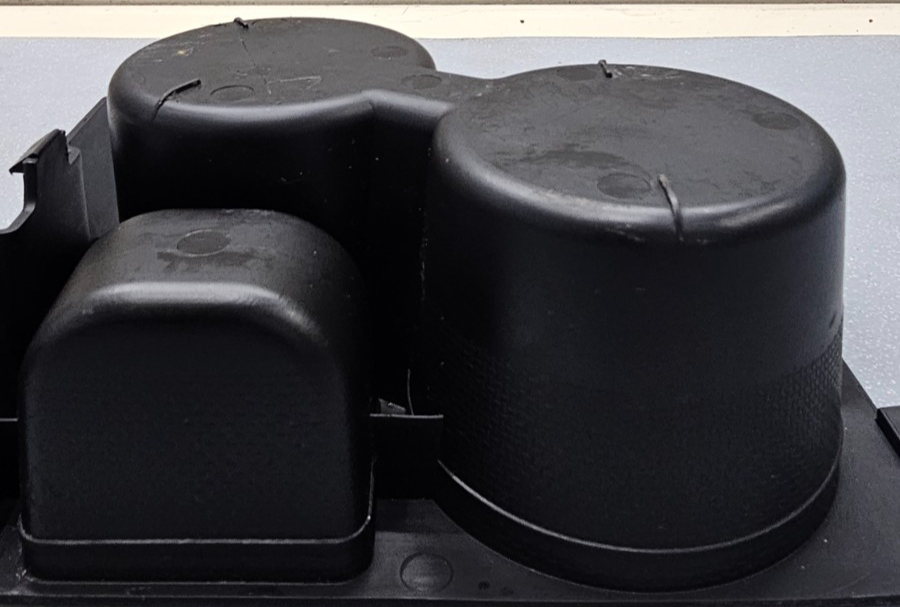 🔥08-12 CHEVROLET MALIBU CENTER CONSOLE CUP HOLDER INSERT ASSEMBLY BLACK OEM