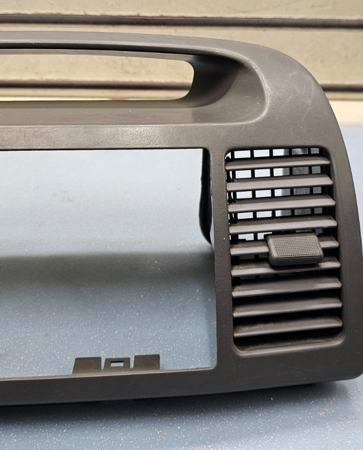 🔥02-06 Toyota CAMRY Dash RADIO BEZEL Center Air Vents CLOCK Trim GRAY B25