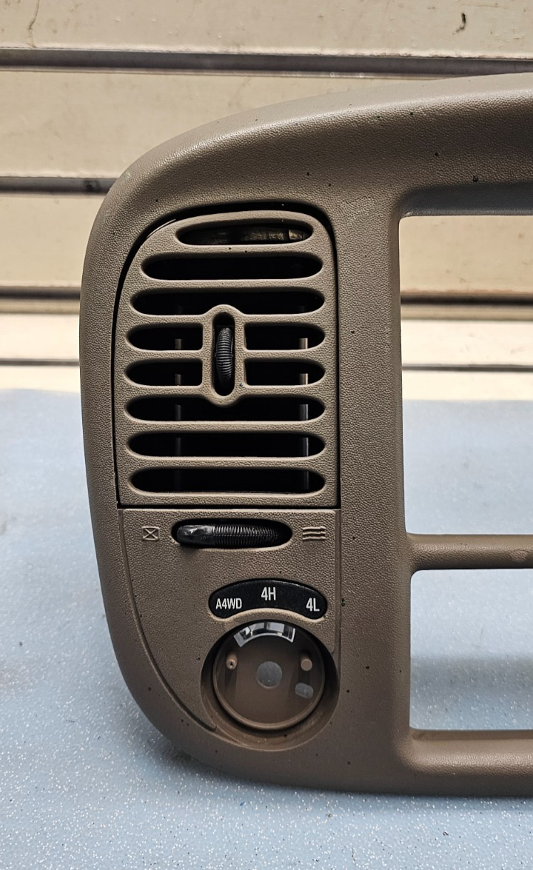 🔥97-03 Ford F150 F-150 Dash Radio Stereo Climate BEZEL Trim Panel Line TAN B1