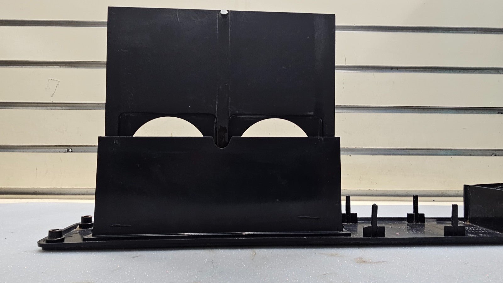 🔥87-96 Dodge Dakota Dash Slide Out Cup Holder & Bezel W/Vent Trim Woodgrain OEM